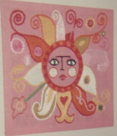 embroidered sun